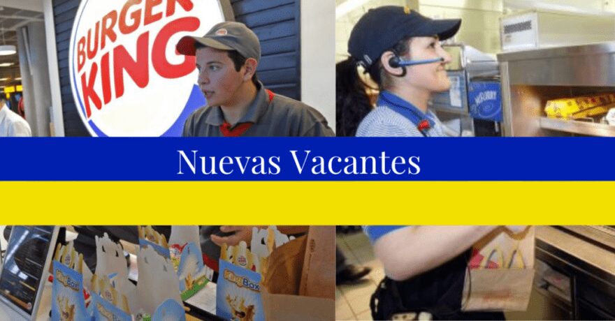 Burger King, la reconocida cadena de comida rápida busca empleados