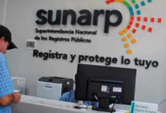 Empleos disponibles en la SUNARP