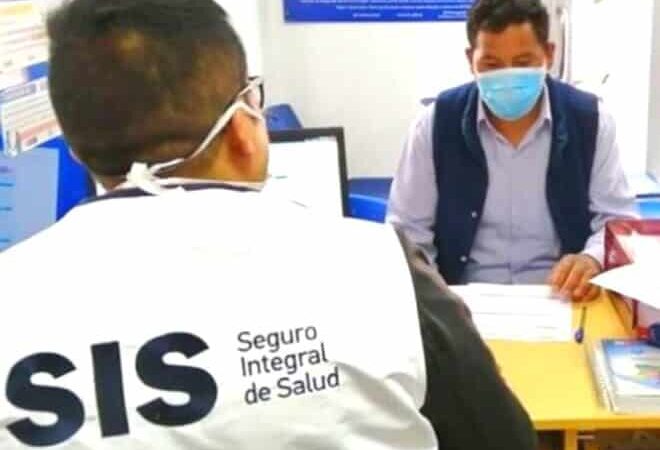 Trabajos en el Seguro Integral de Salud (SIS)