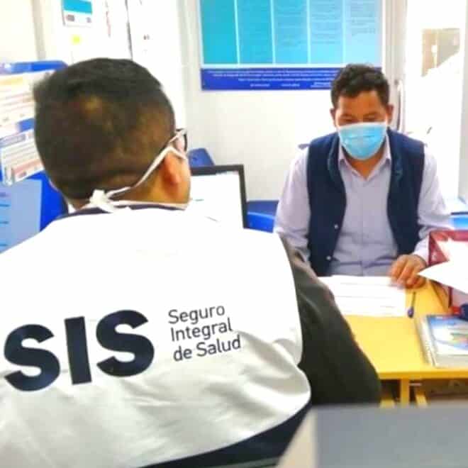 Trabajos en el Seguro Integral de Salud (SIS)