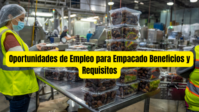 Oportunidades de Empleo para Empacado Beneficios y Requisitos